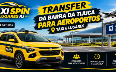 Transfer da Barra da Tijuca para Aeroportos | Táxi 6 Lugares