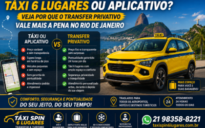 Táxi 6 Lugares ou Aplicativo?