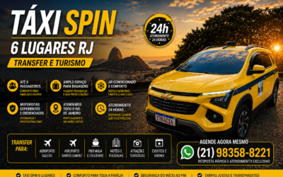 Táxi Spin 24 Horas no Rio de Janeiro | Táxi Spin