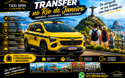 Transfer 6 Passageiros no Rio de Janeiro: Reserve com Segurança