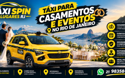 Táxi para Casamentos e Eventos no Rio de Janeiro